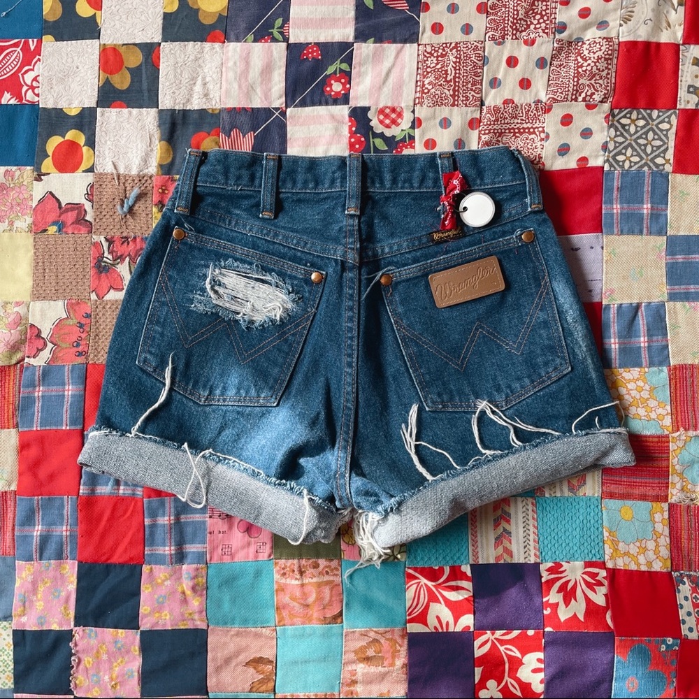 Handmade Cutoff Wrangler jean shorts